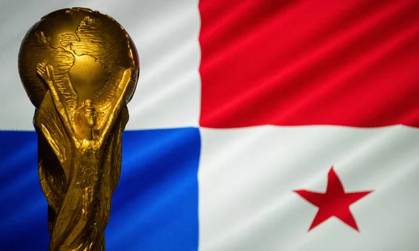 Oktober 2021 Panama Panama Fifa World Cup Achtergrond Van Panamavlag — Stockfoto