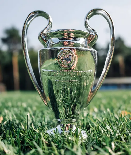 30 Ağustos 2021 St. Petersburg, Rusya. Futbol sahasında oynanan UEFA Şampiyonlar Ligi Kupası.