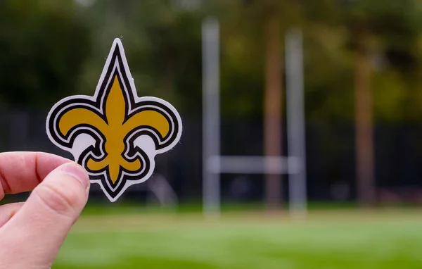 Settembre 2021 New Orleans Louisiana Emblema Una Squadra Football Americano — Foto Stock