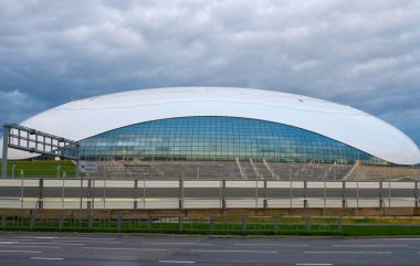 16 Mayıs 2016, Sochi, Rusya. Adler Olimpiyat Parkı 'ndaki Bolşoy Buz Sporları Sarayı.