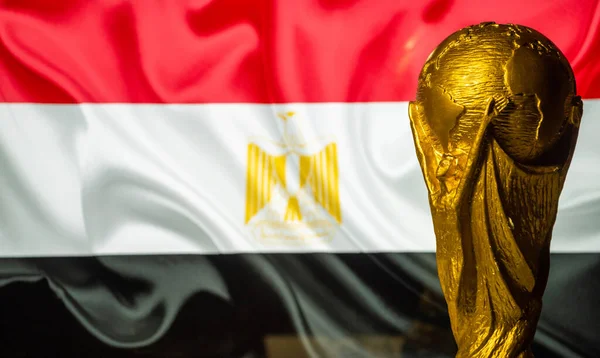 Oktober 2021 Cairo Egypte Fifa World Cup Achtergrond Van Vlag — Stockfoto