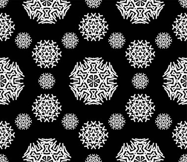 Kış tatillerinde kar desenli güzel kar desenli Noel süsleri için pürüzsüz desen