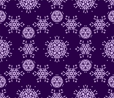 Kış tatillerinde kar desenli güzel kar desenli Noel süsleri için pürüzsüz desen