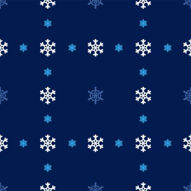 Noel kar taneleri, geometrik döşemeli, pürüzsüz desenler ve kış tatili ambalajları için güzel kar süsleri.