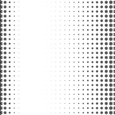 Kar taneleri gradyan Noel 'i ya da Yeni Yıl' ın soyut arkaplanını yarım ton tarzıyla özetliyor