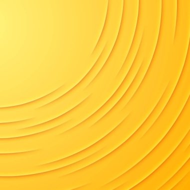 Sarı kağıt katmanlı soyut vektör arkaplanı