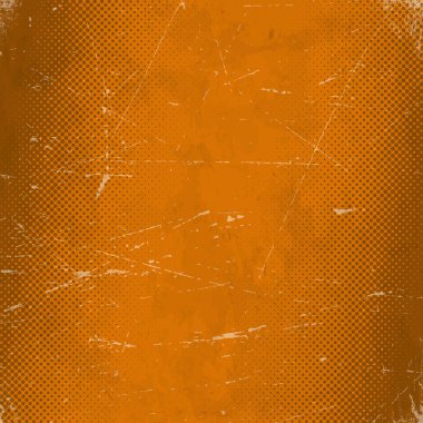 Yarım tonluk gradyanı olan eski çizilmiş kağıt kart