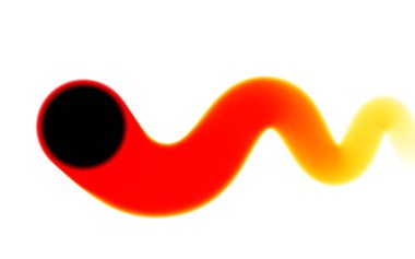 Yüksek yoğunluklu canlı renklere sahip soyut bulanık çizgi