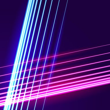 80 'lerin stili ve krom harfli parlak neon çizgileri arkaplan