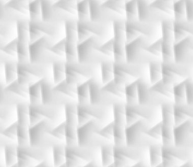 Origami tarzında gölgelerden ve ışıklardan oluşan kusursuz desenler. Beyaz arkaplan.