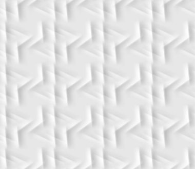 Origami tarzında gölgelerden ve ışıklardan oluşan kusursuz desenler. Beyaz arkaplan.
