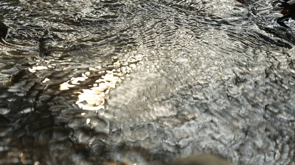Textura Correndo Água Macro Tiro — Fotografia de Stock