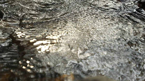 Astratto Acqua Corsa Texture Primo Piano — Foto Stock