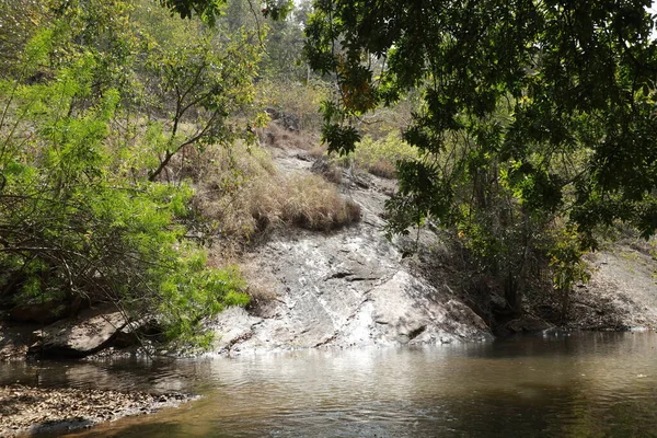 Rock Hill Estanque Agua — Foto de Stock