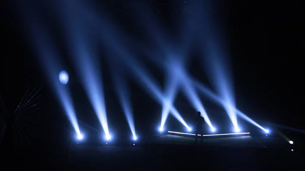Laserová Světla Jevišti — Stock fotografie