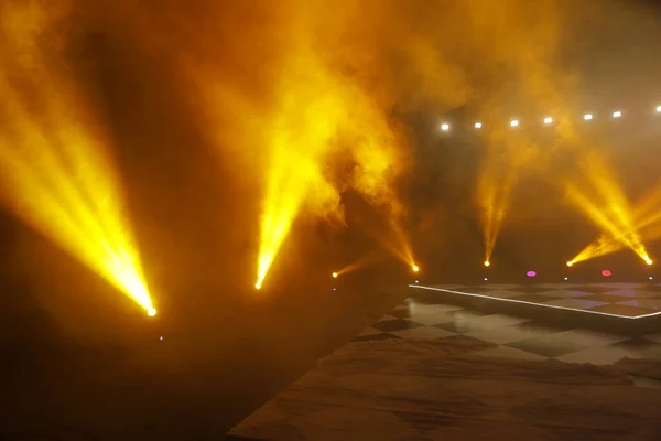 Laserlichter Auf Der Bühne — Stockfoto
