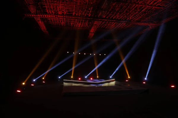 Laser Lights Stage — Stock Photo, Image