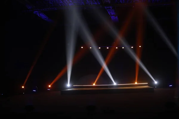 Laser Lights Stage — Stock Photo, Image