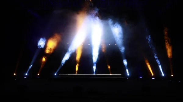 Laserlichten Het Podium — Stockfoto