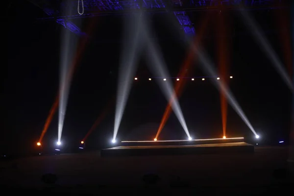 Laserlichter Auf Der Bühne — Stockfoto