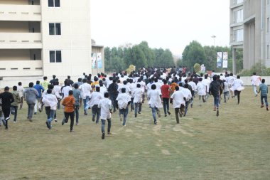 Kolaj Kampüsündeki Tıp Öğrencileri 6 Mart 2022 Hyderabad Hindistan