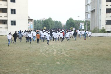 Kolaj Kampüsündeki Tıp Öğrencileri 6 Mart 2022 Hyderabad Hindistan