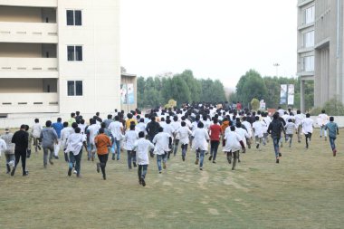 Kolaj Kampüsündeki Tıp Öğrencileri 6 Mart 2022 Hyderabad Hindistan