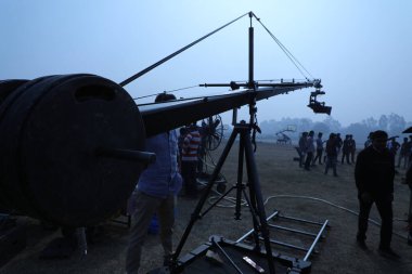 Film ekibi Kolaj Haydarabad Hindistan 'da 6 Mart 2022' de çalışıyor.