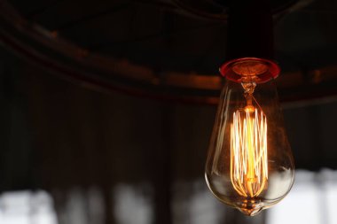 Soyut Ampul Dokusunu Makro Çekimi