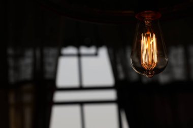 Soyut Ampul Dokusunu Makro Çekimi