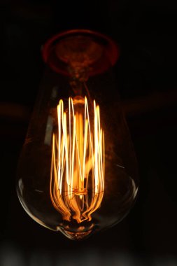 Soyut Ampul Dokusunu Makro Çekimi