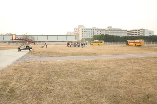 Studenti Medicíny Collage Kampusu Března 2022 Hyderabad Indie — Stock fotografie