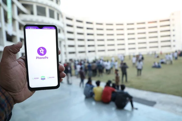 Εφαρμογές Για Smart Phone Στο Collage Hyderabad Ινδία Μαρτίου 2022 — Φωτογραφία Αρχείου
