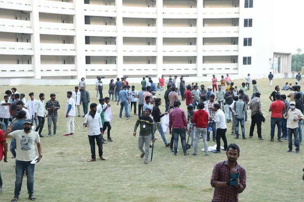 Medical Students Collage Campus 6Th March 2022 Hyderabad India — Stock Photo, Image