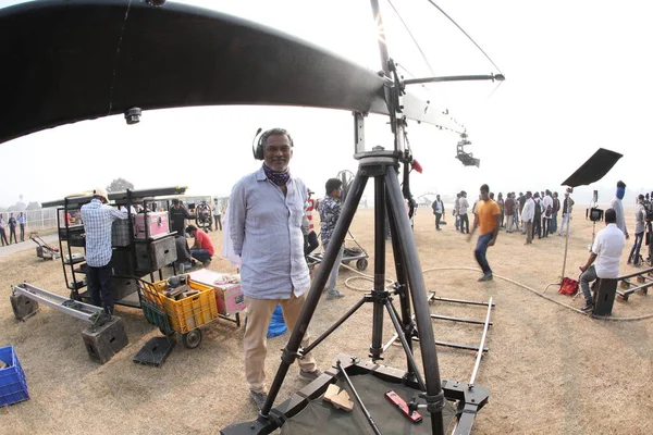 Съёмочная Группа Коллаже Хайдарабад Индия Марта 2022 Года — стоковое фото