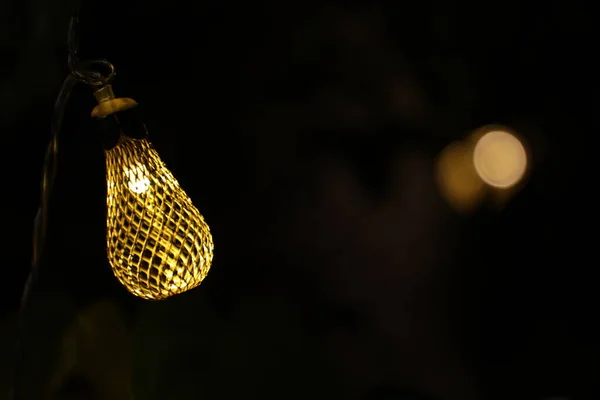 Dekoracyjne Światło Domu — Zdjęcie stockowe