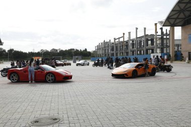 Motosiklet Sürücüleri Şov 6 Mart 2022 Hyderabad Hindistan