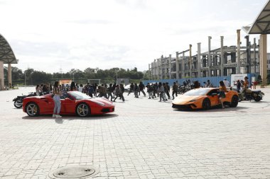 Motosiklet Sürücüleri Şov 6 Mart 2022 Hyderabad Hindistan