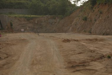 Kırsal Köy Çamur Yolu Hindistan