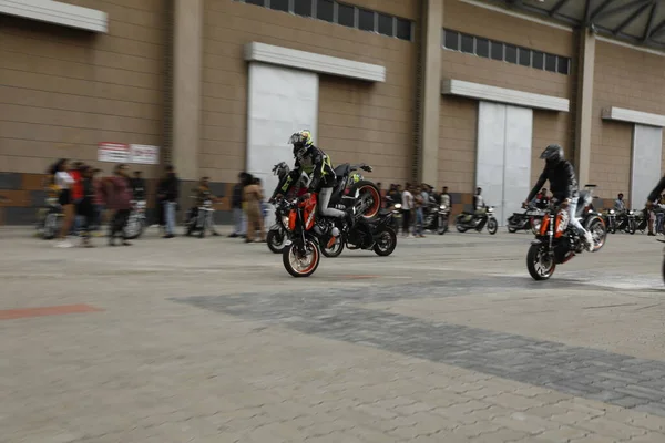Moto Motociclistas Desfile Show — Fotografia de Stock