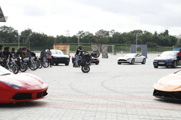 Motor Bike Riders Parade Show 2022 Március — Stock Fotó