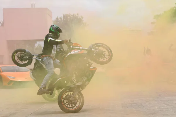 Moto Riders Parade Show Mars 2022 Hyderabad Inde — Photo