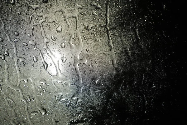 유리잔에 빗방울 — 스톡 사진