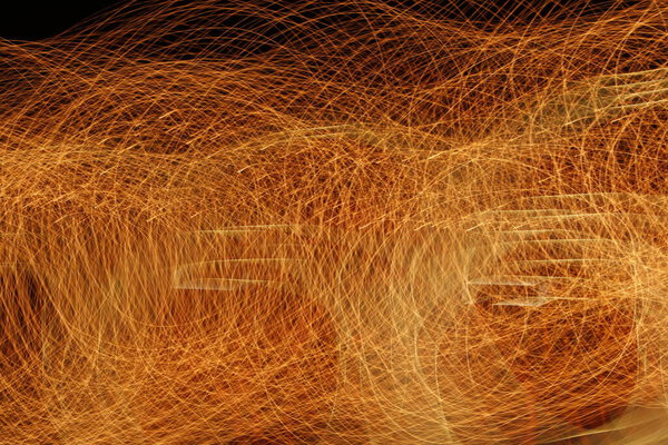 Abstract slow shutter lights Background