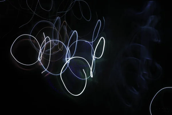 Abstract Slow Shutter Lights Background — Stock Photo, Image