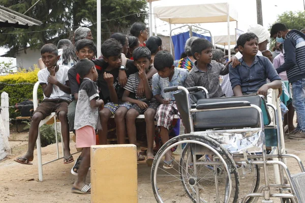 Children Watching Hyderabad India 5Th March 2022 — Stock Photo, Image