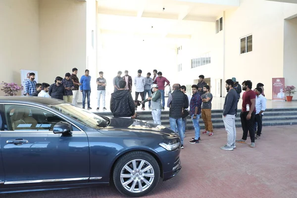 Medizinstudenten Auf Dem Collage Campus März 2022 Hyderabad Indien — Stockfoto