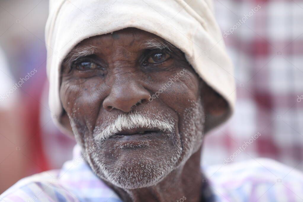 Old man Hyderabad India 5th March 2022