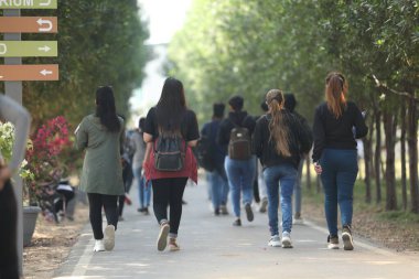 Kolaj Kampüsündeki Tıp Öğrencileri 6 Mart 2022 Hyderabad Hindistan