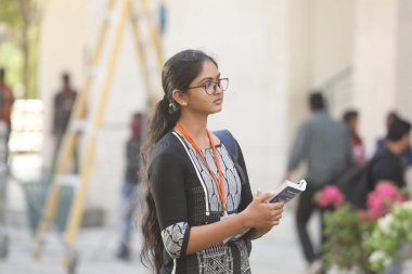 Kolaj Kampüsündeki Tıp Öğrencileri 6 Mart 2022 Hyderabad Hindistan